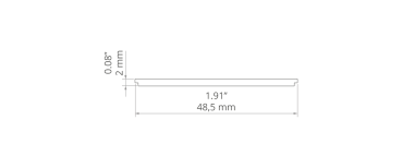Abdeckung HSP-49 milchig